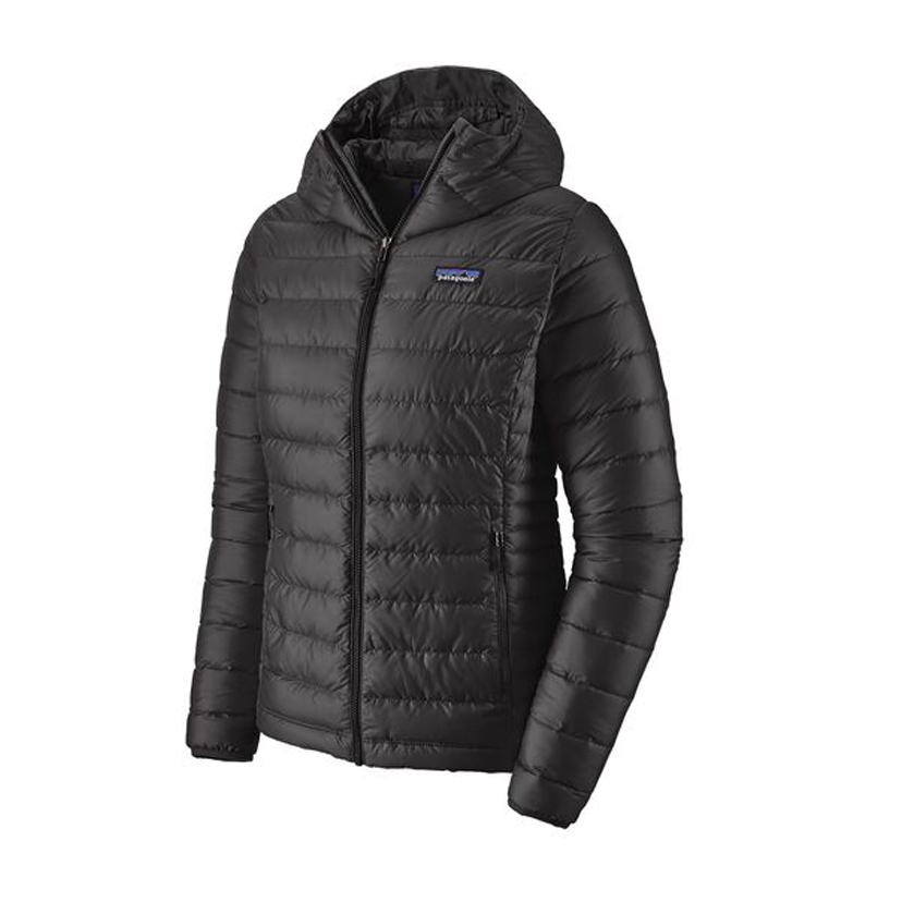 W's Down Sweater Hoody Black